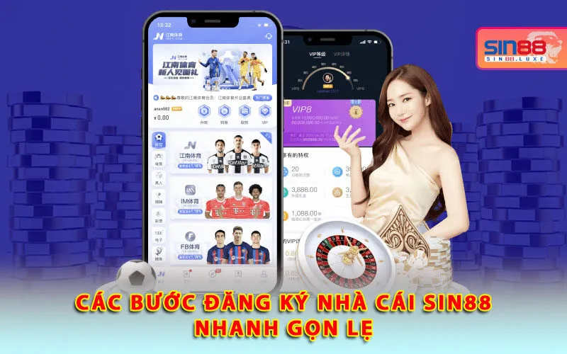 Hướng dẫn đăng ký tài khoản Sin88 nhanh và an toàn